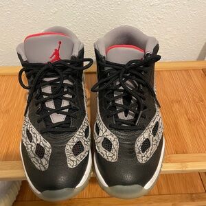 Jordan Black and Gray Sneakers